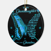 Für meine Enkelin Keramik Ornament (Links)