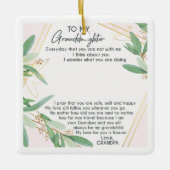 Für meine Enkelin Keramikornament (Vorderseite)