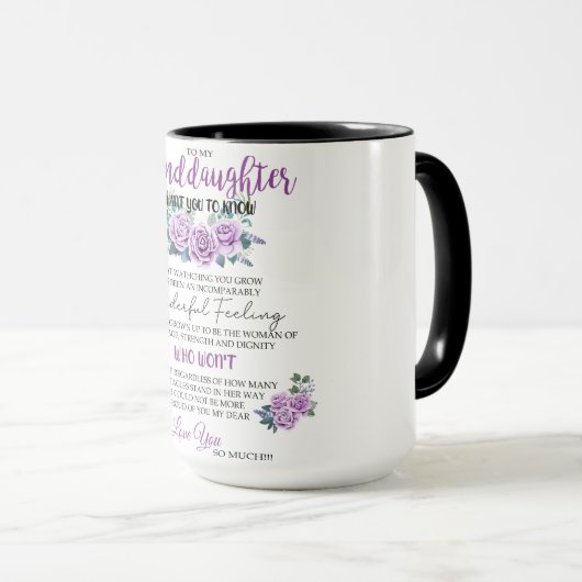 Für meine Enkelin Tasse das beste Geschenk für Oma (VorderseiteRechts)