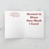 Für meine EX mittelalterliche Cartoon-Gruß-Karte Karte (Innenseite)