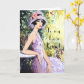 FÜR MEINE FREUND-KARTE KARTE (Gelbe Blume)