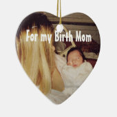 Für meine Geburts-Mama-Verzierung Keramik Ornament (Rechts)