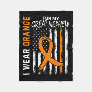 Für meine "Great Nephew Leukämie Cancer Awareness Fleecedecke