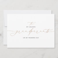 Für meine Großeltern an meinem Hochzeitstag Elegan