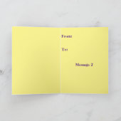 Für meine kleine Schwester Dankeskarte (Innenseite)