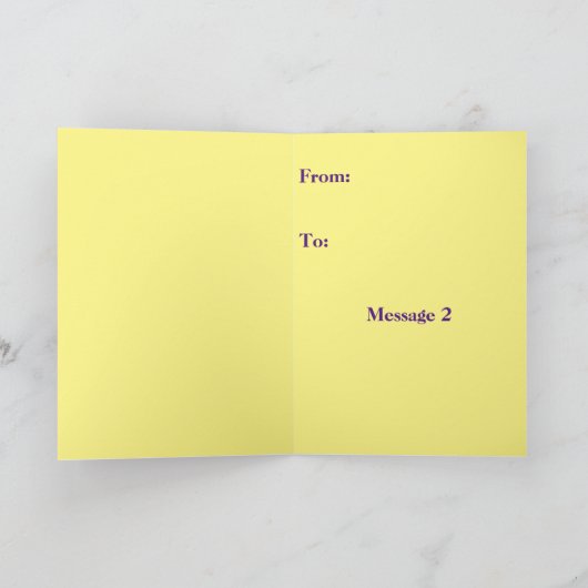 Für meine kleine Schwester Dankeskarte (Innenseite)