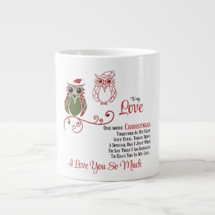 Für meine Liebe Ein weiteres Weihnachten zusammen  Jumbo-Tasse