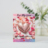 Für meine Liebe Feiertagskarte (Stehend Vorderseite)