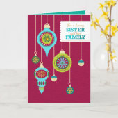 Für meine liebende Schwester und ihre Familie | We Karte (Gelbe Blume)