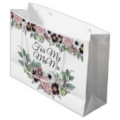 Für meine Mama große Geschenktasche Große Geschenktüte (Vorderseite Schrägansicht)