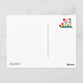 Für meine Mama - Kunst von Kindern anpassen Postkarte (Rückseite)