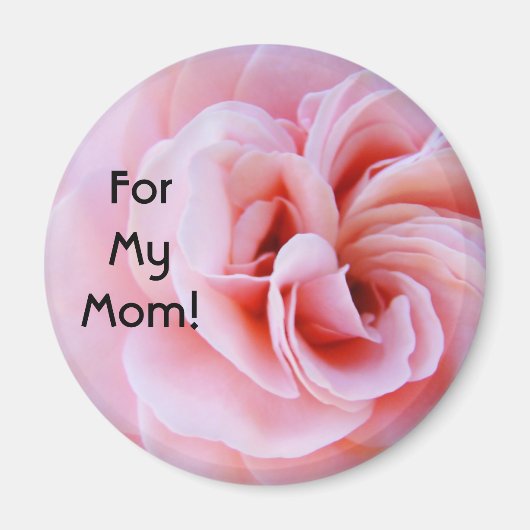 Für meine Mama! Magnet Rosa Blume Mütter (Vorne)