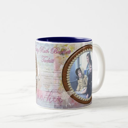 Für meine Mama Zweifarbige Tasse (VorderseiteRechts)