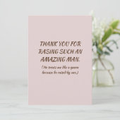 Für meine Mutter im Gesetz Feiertagskarte (Stehend Vorderseite)