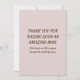 Für meine Mutter im Gesetz Feiertagskarte