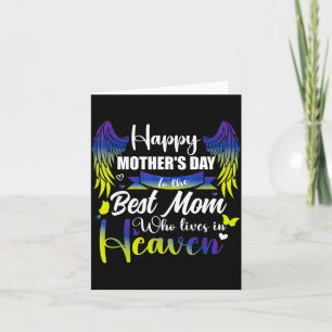 Für meine Mutter im Himmel, frohen Muttertag an di Karte