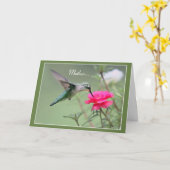 Für meine Mutter... Karte (Gelbe Blume)