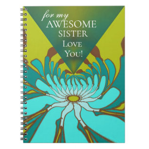 Für meine Phantastische Schwester Liebe Sie! Notizblock