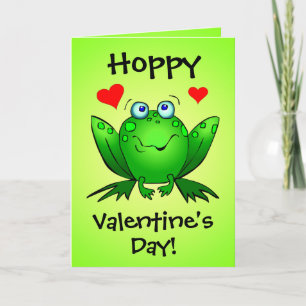 Für meine Prinzessin Hoppy Valentines Cartoon Frös Feiertagskarte