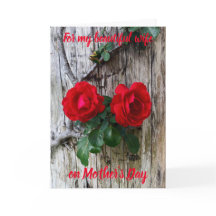 Für meine schöne Ehefrau am Muttertag