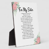 Für meine Schwester Fotoplatte (Seite)