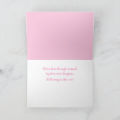 Für meine Schwester Krebs Chemo Karte (Innenseite)