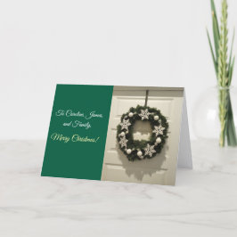 Für meine Schwester und Familie, frohe Weihnachten Karte