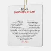 Für meine Schwiegertochter Keramik Keramikornament (Links)