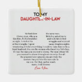 Für meine Schwiegertochter Keramik Keramikornament (Vorderseite)