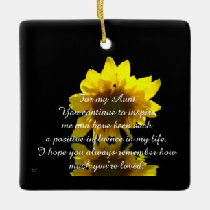Für meine Tante - Keramik Ornament