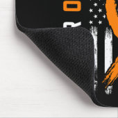 Für meine Tante Leukemia Aufklärung American Flag Mousepad (Ecke)