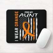 Für meine Tante Leukemia Aufklärung American Flag  Mousepad (Mit Mouse)
