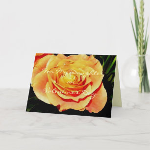 Für meine Tochter am Valentinstag Feiertagskarte