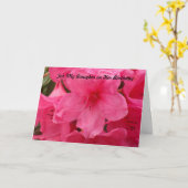 Für meine Tochter auf ihrem Geburtstag Karte (Gelbe Blume)