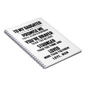 Für meine Tochter - du bist tapfer, als du glaubst Notizblock (Rechte Seite)