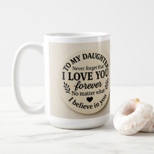 Für meine Tochter eWatch Uhr Kaffeetasse