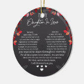 Für meine Tochter im Ornament (Links)