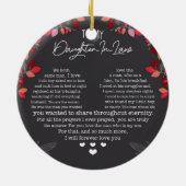 Für meine Tochter im Ornament (Hinten)