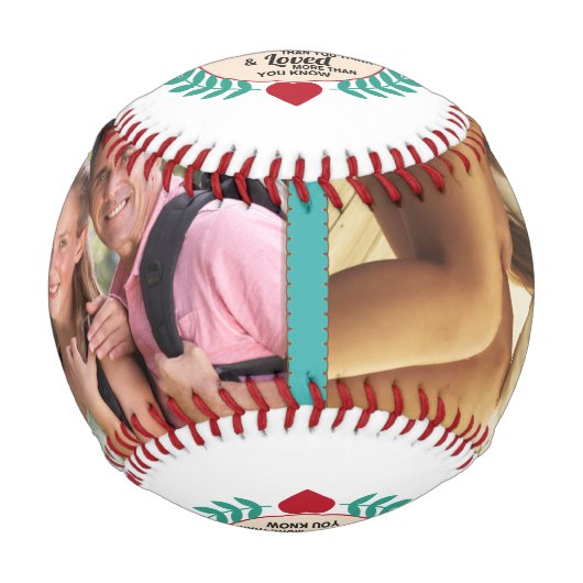 Für meine Tochter - Sie sind BRAVER, als Sie denke Baseball (Vorderseite)