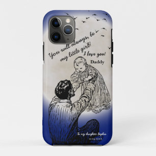Für meine Tochter von Daddy Emotionale Mondgestalt Case-Mate iPhone Hülle