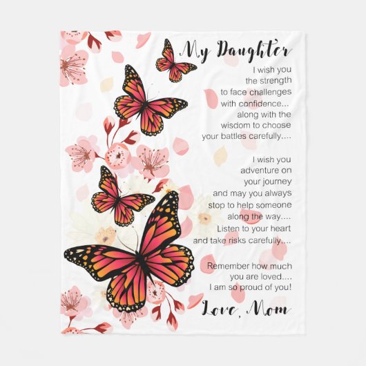 Für meine Tochter wünsche ich mir das Fleecefebett Fleecedecke (Vorderseite)