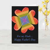 Für meine Vater... Karte (Gelbe Blume)