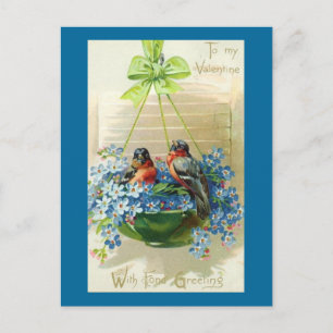 Für meine Walentiere in Blume Feiertagspostkarte