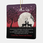 Für meine zukünftige Ehefrau Keramikornament (Links)