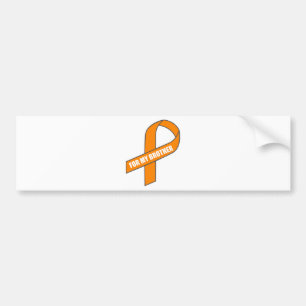 Für meinen Bruder (orange Band) Autoaufkleber