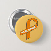 Für meinen Bruder (orange Band) Button (Vorne & Hinten)