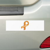 Für meinen Großvater (orange Band) Autoaufkleber (Auf Auto)
