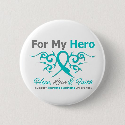 Für meinen Helden - Hoffnung Liebe Glaube - Touret Button (Vorderseite)