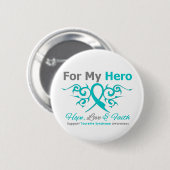 Für meinen Helden - Hoffnung Liebe Glaube - Touret Button (Vorne & Hinten)