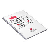 Für meinen Lehrer mit Personalisierter Liebe Notizblock (Rechte Seite)